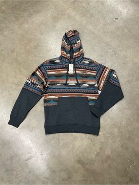 Ariat Multicolor Southwestern Stripe Hooded Sweatshirt